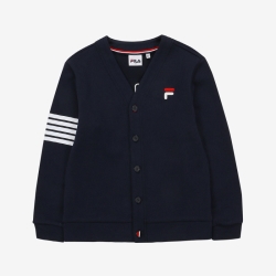 Fila Heritage Cardigan - Poikien Kevyet Takit - Laivastonsininen | FI-69511